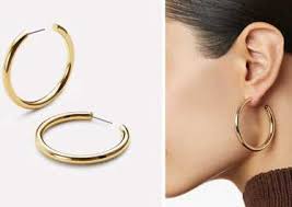 Ana luisa hoop earrings