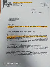 Jumlah salinan diakui sah (ctc) akan dikemukakan berdasarkan bilangan pada ruangan tersebut. Facebook