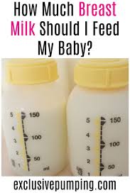How Much Milk Do Breastfed Babies Eat Feeding Your Baby