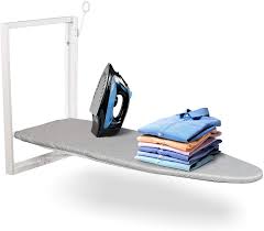 Ivation Wall Mounted Ironing Board Compact 36 2 X 12 2 Ironing Station For Home Apartment Small Spaces Sturdy Folding Board Easy Release Lever Remova In 2020 Wall Mounted Ironing Board Ironing