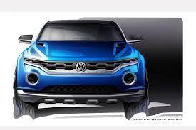 Vw S New T Roc Crossover Concept Sounds Big But It Isn T Carscoops Car Design Concept Car Design Concept Cars
