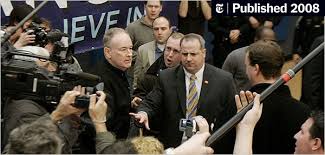 Scuffle Occurs as TV Pundit Tries for the Attention of Obama