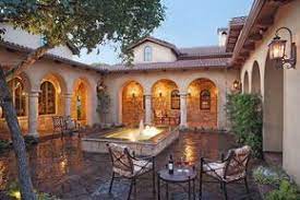 It has a community feel; Mesmerizing Spanish House Plans With Inner Courtyard Contemporary Hacienda Style Homes Spanish Style Homes Tuscan House