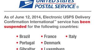 Usps Temporarily Suspends Electronic Delivery Confirmation To Brazil France More Stamps Com Blog United States Postal Service Buy Stamps France
