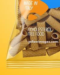 Whole Wheat Tortiglioni Pasta Bag Mockup In Bag Sack Mockups On Yellow Images Object Mockups