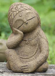 Psl Three Family Ksitigarbha Handmade Statue Buddha Jizo Art Buddha Statuette Bouddha Statue