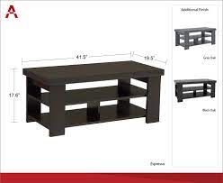 Made of pvc laminated hollow core, the black oak woodgrain finish pairs well with your existing dcor. Larkin Coffee Table By Ameriwood Multiple Finishes Espresso Black Forrest Walmart Com Walmart Com