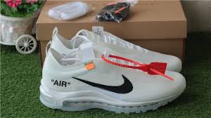 Off White X Nike Air Max 97 White Cone Ice Blue Nike Air Max 97 Air Max 97 Nike Air Max