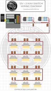 As shown in the diagrams and as described, you. How To Wire Lights Switches In A Diy Camper Van Electrical System Explorist Life