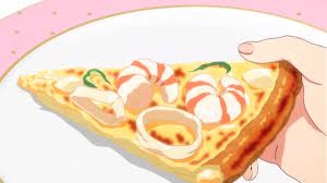 Itadakimasu Anime Seafood Pizza Koufuku Graffiti Episode 10 Food Seafood Pizza Food Illustrations