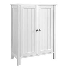 Shop bathroom cabinets and cupboards online at plumbworld! Vasagle Bathroom Floor Storage Cabinet With Double Door Adjustable Shelf White Ubcb60 Bathroom Floor Storage Bathroom Floor Storage Cabinet Adjustable Shelving