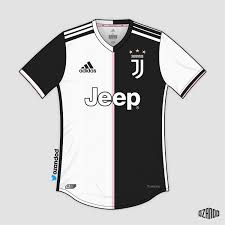 Black And White And Red All Over Juventus Juventus Home 2019 2020 Uniformes Deportes Playeras