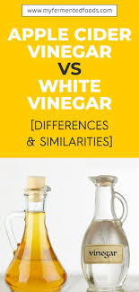 Apple Cider Vinegar Vs White Vinegar Differences Similarities My Fermented Foods In 2020 Make Apple Cider Vinegar Vinegar Best Apple Cider Vinegar