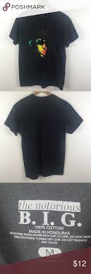 The Notorious Big Rasta Black T Shirt Size M Rasta T Shirts Notorious Big Shirt Black Tshirt