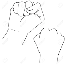 In this video i'll teach you. Drawing Of Hand In Black Line Art Fist Hand Drawing Up View Royalty Free Cliparts Vectors And Stock Illustration Image 124365333