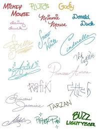 Disney Firmas De Disney Cosas De Disney Disney