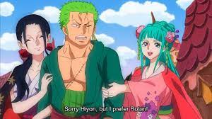 Zoro's girlfriend at the end of One Piece! Robin confesses to Zoro that he  loves him - One Piece - YouTube