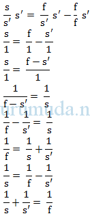 Check spelling or type a new query. Rumus Lensa Cembung Fisika Smp