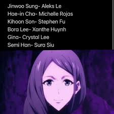 I'm beyond excited to reprise Han Semi in the Solo Leveling anime