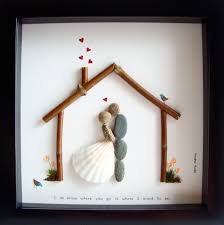 Beautiful Pebble Art Ideas Pebbleart Diy Wedding Gifts Custom Wedding Gifts Pebble Art