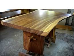 Shop bamboo dining room tables and other bamboo tables from top sellers around the world at 1stdibs. Large Wood Dining Table Natural Curve Bali Indonesia