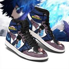 Dabi Shoes Jordan Custom My Hero Academia Sneakers Anime Mn05 Gearanime My Hero Academia Merchandise My Hero My Hero Academia