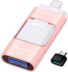 Plug your flash drive into the usb a jack, and then plug the other end of the adapter into your phone. Amazon Com Sunany Flash Drive 128gb Usb Memory Stick External Storage Thumb Drive Compatible With Iphone Ipad Android Pc And More Devices Pink Computers Accessories