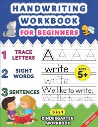 There are 2 activities, match the pictures with the letters and complete the words. Handwriting Workbook For Beginners Kindergarten Workbook With Letter Tracing Sight Words And Sentences 3 In 1 Handwriting Practice Book For Kids Including Over 120 Pages Of Exercises Mars Leslie 9798616042613 Amazon Com Books