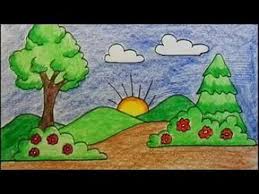 Youtube Drawing For Kids Easy Drawings Nature Drawing For Kids