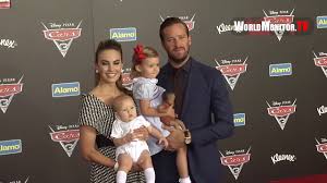 Hammer was born in los angeles. Armie Hammer Elizabeth Chambers And Kids At Cars 3 Anaheim Premiere Youtube