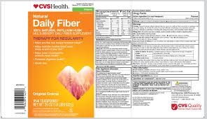 If you're ready to increase the amount of fiber in your diet, that's a positive step. Cvs Health Natural Daily Fiber Natural Fiber Psyllium Husk Powder