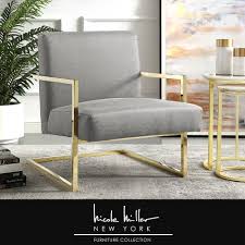 Jabari marble/black dining table, marble with black metal metal base. Nicole Miller Accent Chair Keenan Pu Leather Light Grey Gold Walmart Canada
