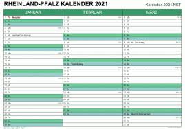 Laden sie die kalender mit feiertagen 2021 zum ausdrucken. Excel Kalender 2021 Kostenlos