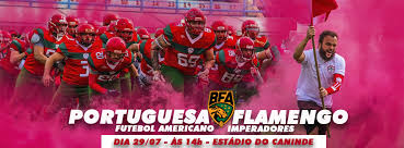 Seleção lusa ganha duelo contra atuais campeões e avança para terceira decisão de sua história na categoria, em busca de título inédito, contra alemanha. Portuguesa Futebol Americano X Flamengo Imperadores Sympla