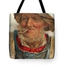 An Old Salt Tote Bag by James Drummond