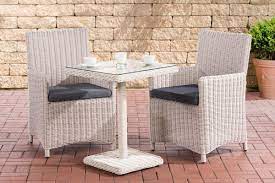 How to choose the best furniture for your garden. Rattan Garden Furniture Small Compact Set Pearl White Expandable Table With 2x Chair For Terrace Garden Balcony Supply24