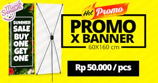 Banner di bagi jadi dua, yaitu banner indoor yang dipasang di dalam ruang dan banner out door. Cetak Banner Xbanner Atau Rollbanner Murah
