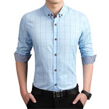 1 Men S Casual Button Down Shirt Checkered Plaid Pattern 2 Material 95 Cotton 5 Polyester Fibre 3 Thi Slim Fit Mens Shirts Mens Shirt Dress Striped Shirt Men
