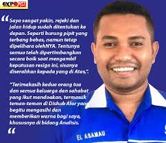 Walau ane punya istri yg hrs ane cukupin. El Asamau Memilih Jadi Owner Daripada Asn Expo Ntt