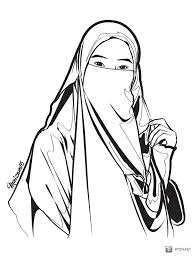  Milik Siapakah Wanita Berpurdah Itu Niqab Muslimah Manga Art Sketches Drawings