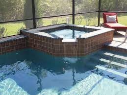 Advantages of fiberglass pools with spas. Raised Square Spa With Spillway Pool Square Pool Pool Photos