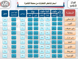 توفر الهيئة القومية لسكك حديد مصر خدمة حجز تذاكر القطارات من خلال موقعها الرسمي على شبكة الإنترنت، وذلك للقطارات مكيفة الهواء سواء الدرجة الأولى أو الدرجة الثانية فقط. 6tocmgdzskrdwm