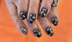 Now i'm only going to have time to do one of these… so help me out. Diy Halloween Nail Art Ideas How To Paint Nails For Halloween Hellogiggles