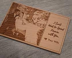 Buy one or collect all 6! Personalized Photo Wood Greeting Card The Wood Reserve