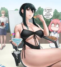 hand up, earrings, red eyes, rose, drinking glass - Anime R34