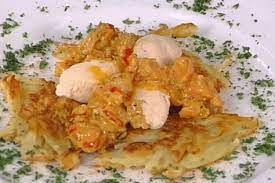 Quenelles Of Salmon In Nantua Sauce Cuisine Techniques Recipe Cuisine Potato Cakes Stuffed Peppers
