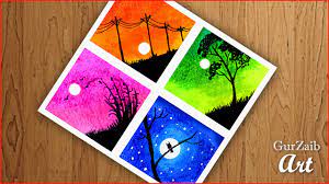 Check spelling or type a new query. Four Seasons And Black Colorful Simple Nature Drawing With Oil Pastels Easy And Step By Step Youtube