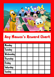 9 Free Mickey Mouse Potty Training Chart Free Mickey Mouse