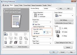Konica minolta 215 scanner file name: Changing The Paper Size Or Type