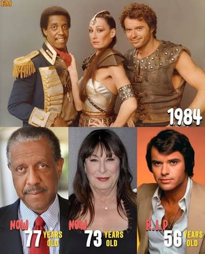 Michael D. Roberts, Robert Urich & Anjelica Huston in The Ice Pirates  (1984) 🥰🥰